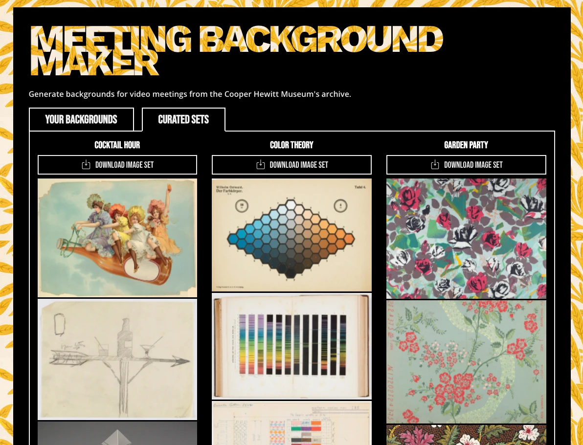 Meeting Background Maker